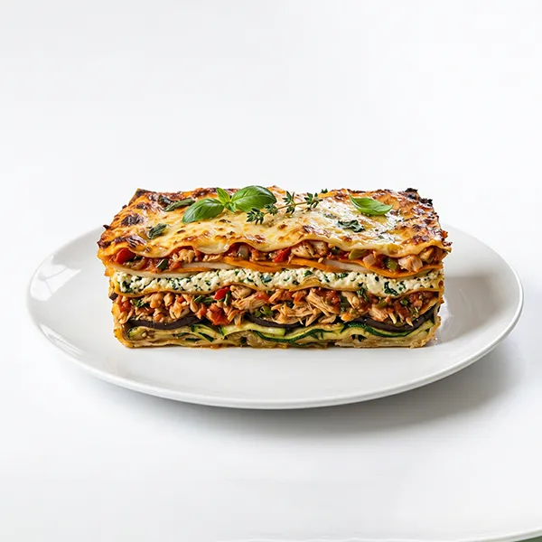 Pasta Free Herb Chicken Lasagna